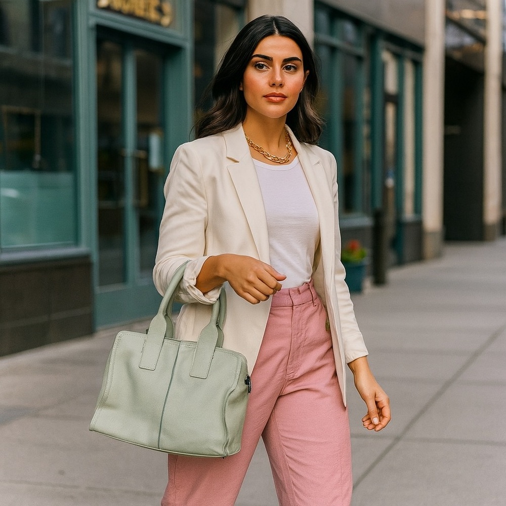 Lucky Brand leather tote bag
